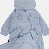Baby Girls Cotton Baby Footie Set – Mousy 5-Piece Set