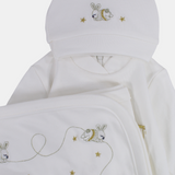 Unisex Baby Cotton Onesie Set – 3-Piece Set
