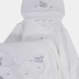 Unisex Baby Cotton Onesie Set – 3-Piece Set