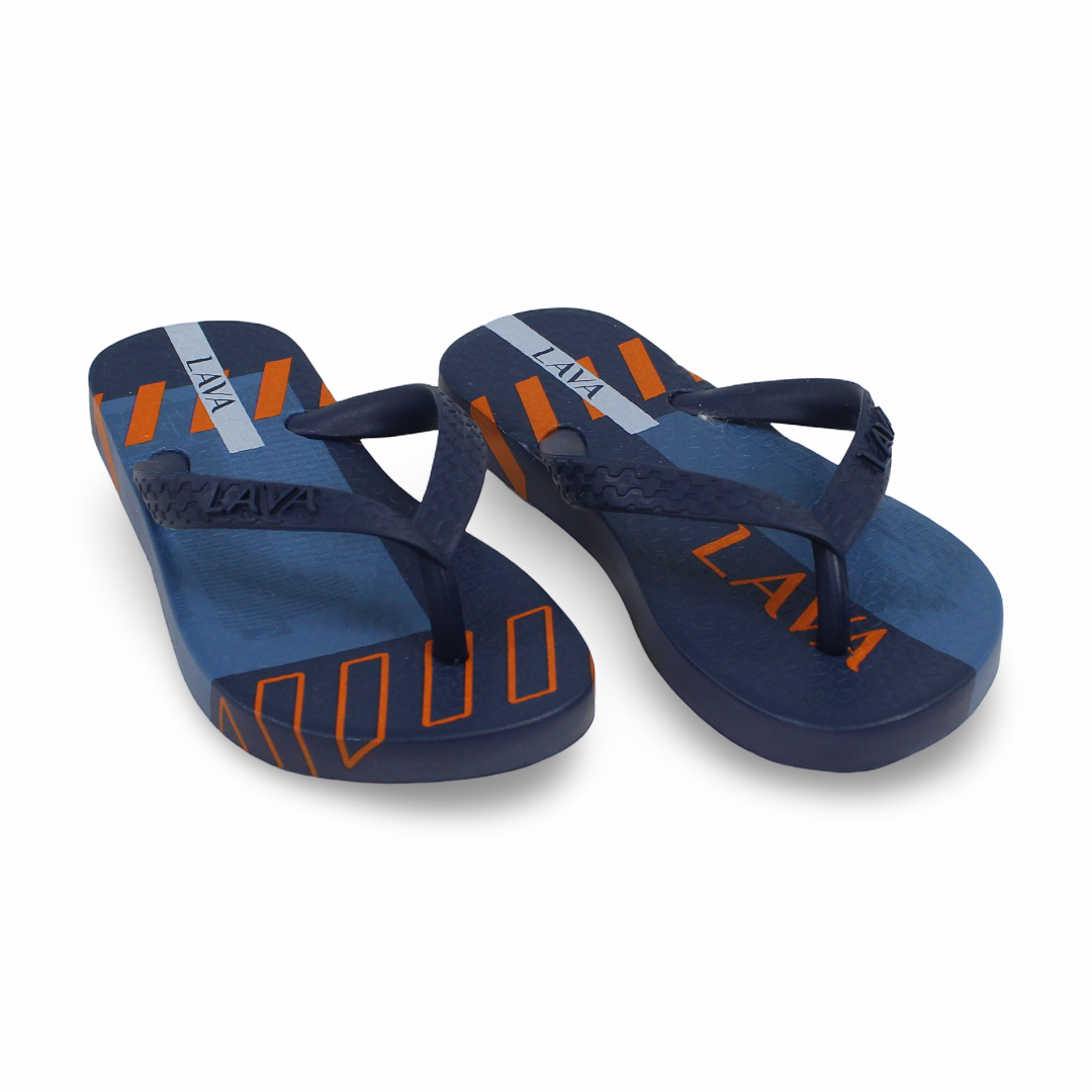 Girls Rubber Slippers – Navy