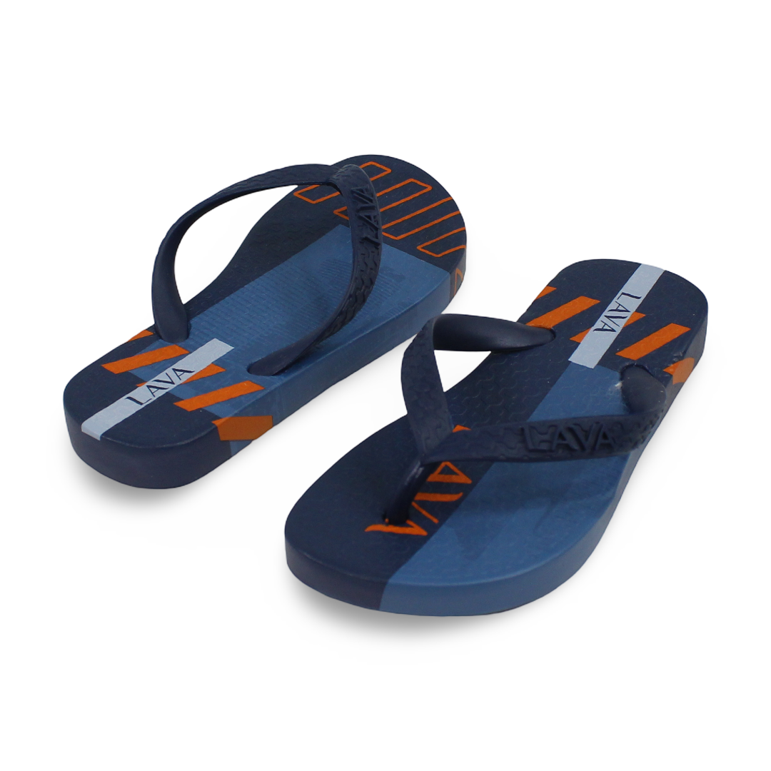 Girls Rubber Slippers – Navy