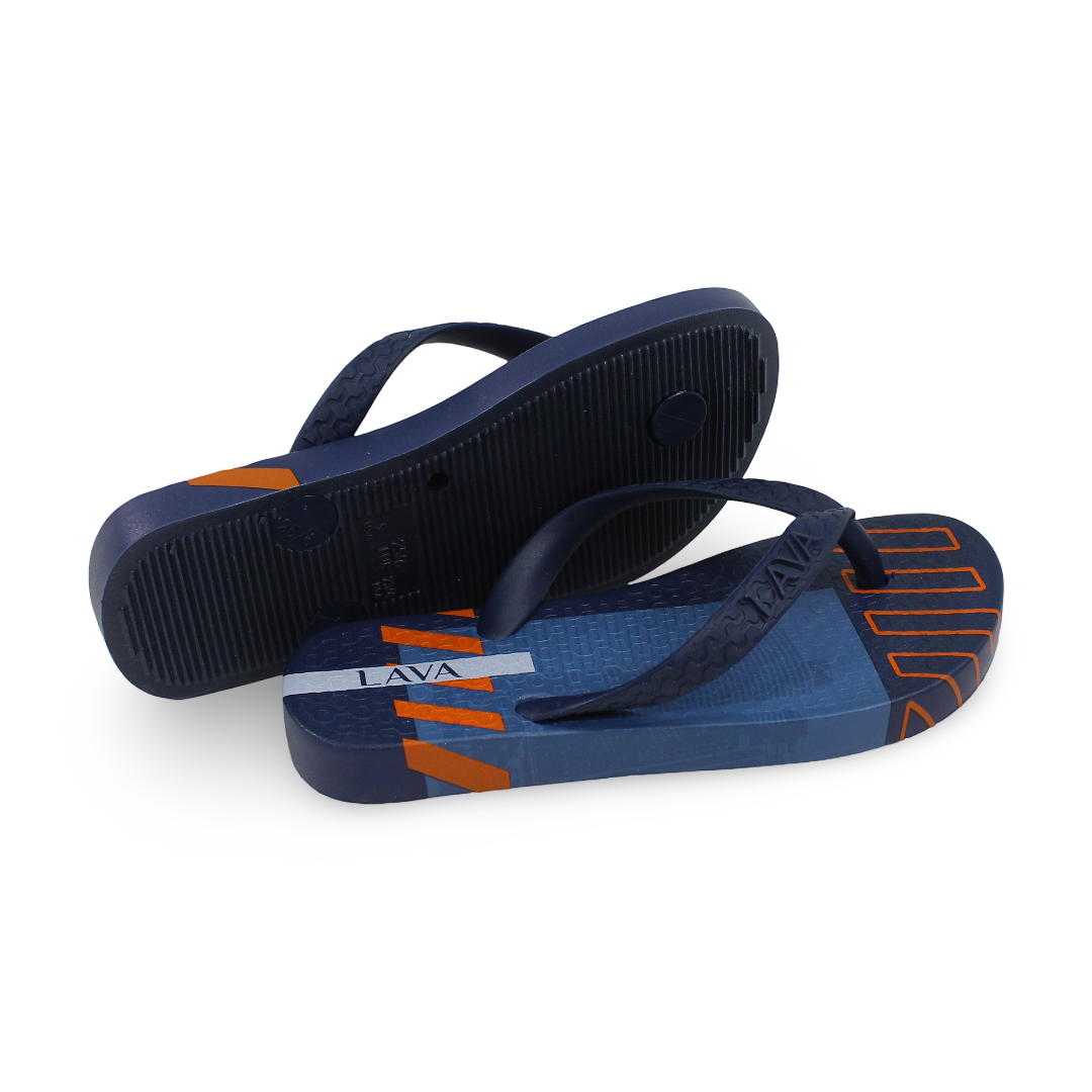 Girls Rubber Slippers – Navy