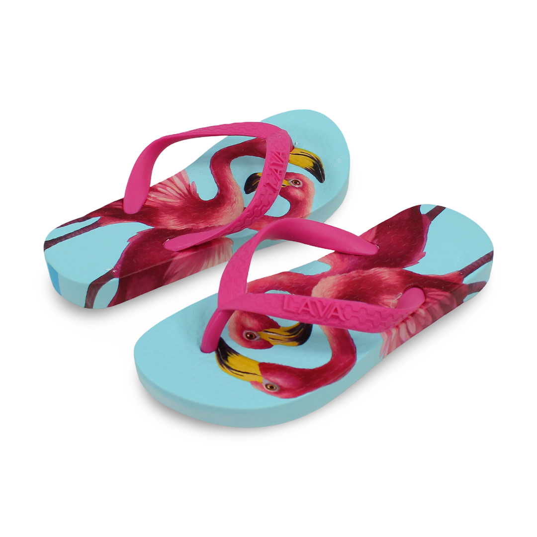 Girls Rubber Slippers – Fuchsia