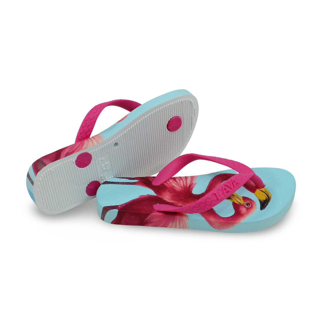 Girls Rubber Slippers – Fuchsia