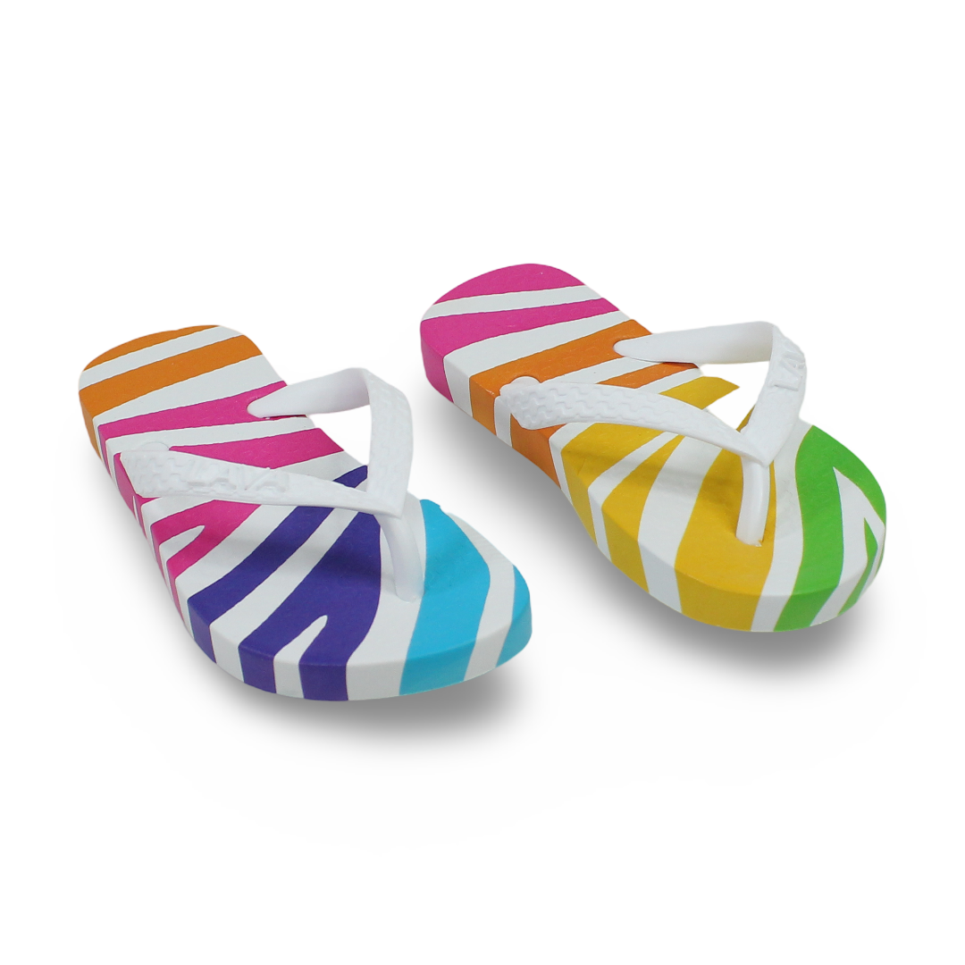 Girls Rubber Slippers – White