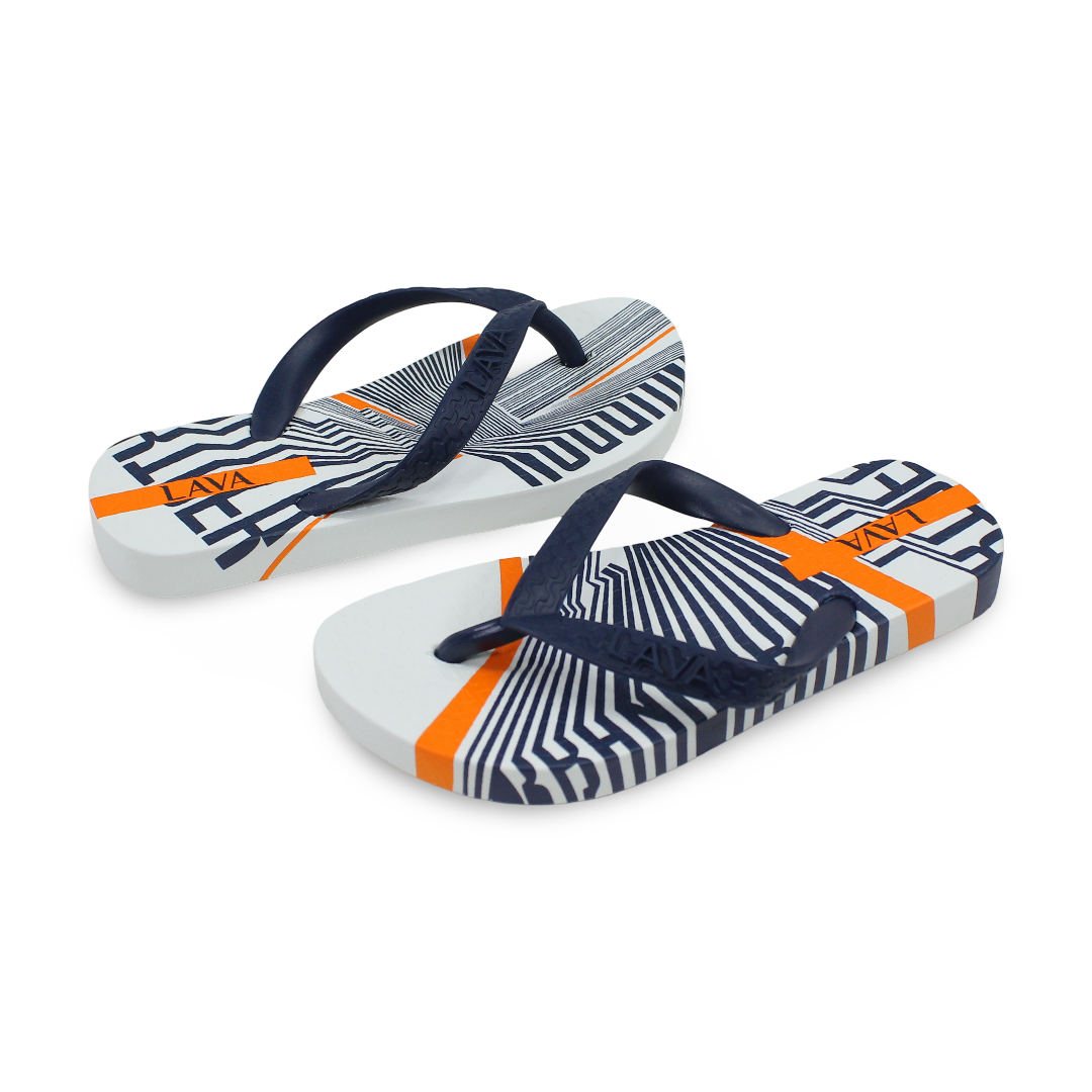 Girls Rubber Slippers – Navy