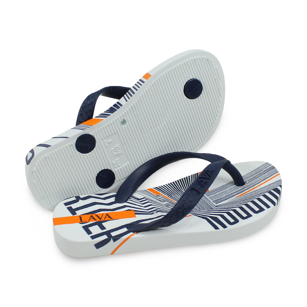Girls Rubber Slippers – Navy
