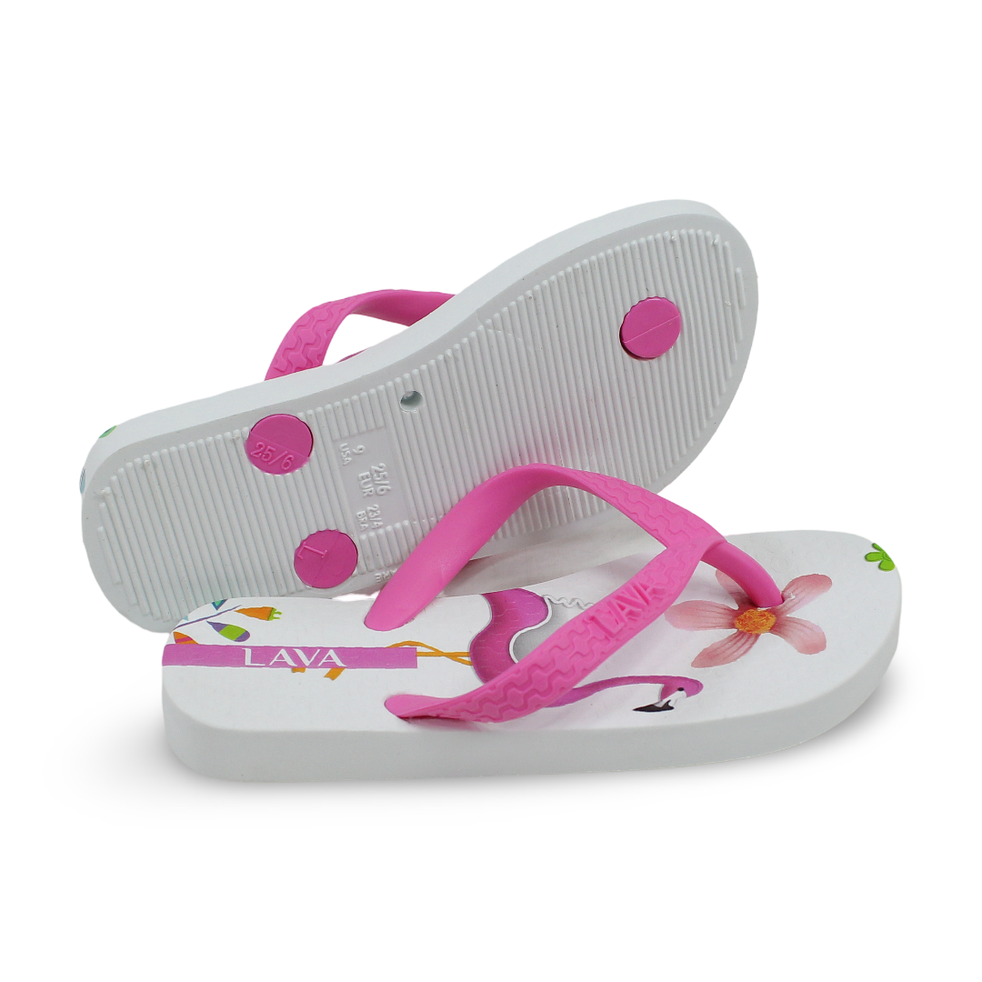 Girls Rubber Slippers – Pink