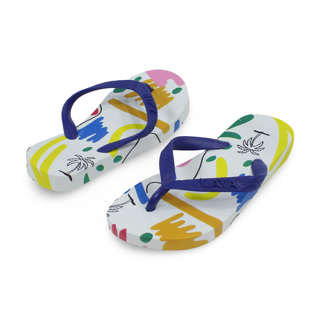 Girls Rubber Slippers – Blue