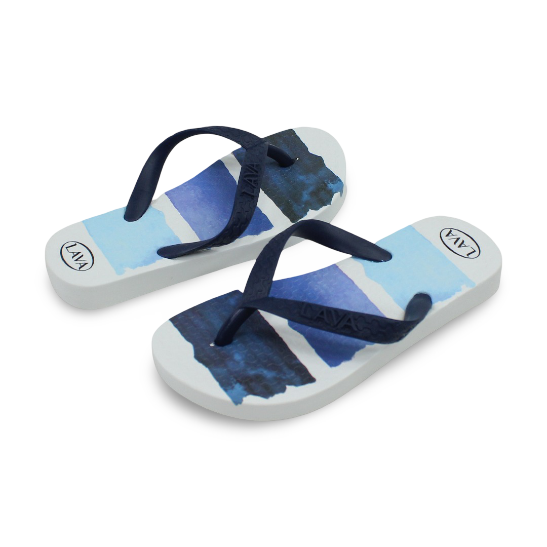 Girls Rubber Slippers – Navy