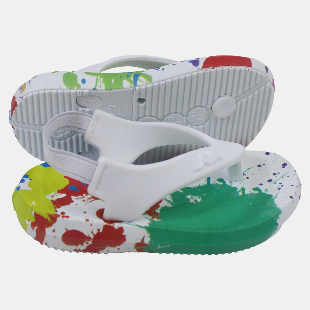 Unisex Baby Rubber Slippers – Multicolor