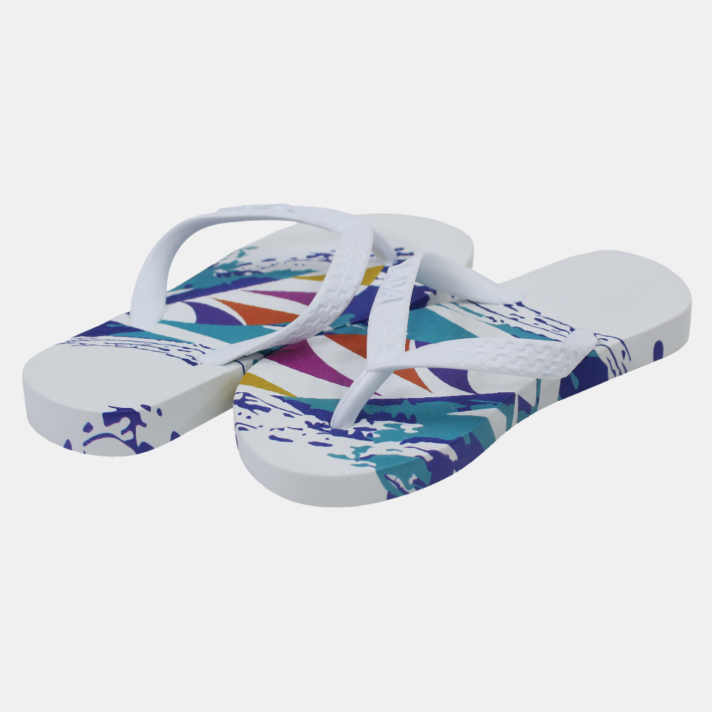 Unisex Rubber Flip Flops – Multicolored