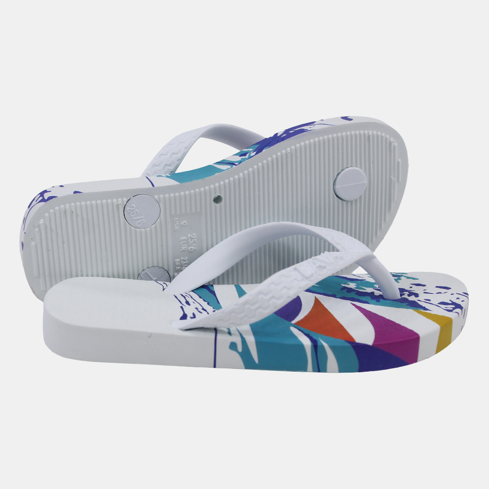 Unisex Rubber Flip Flops – Multicolored