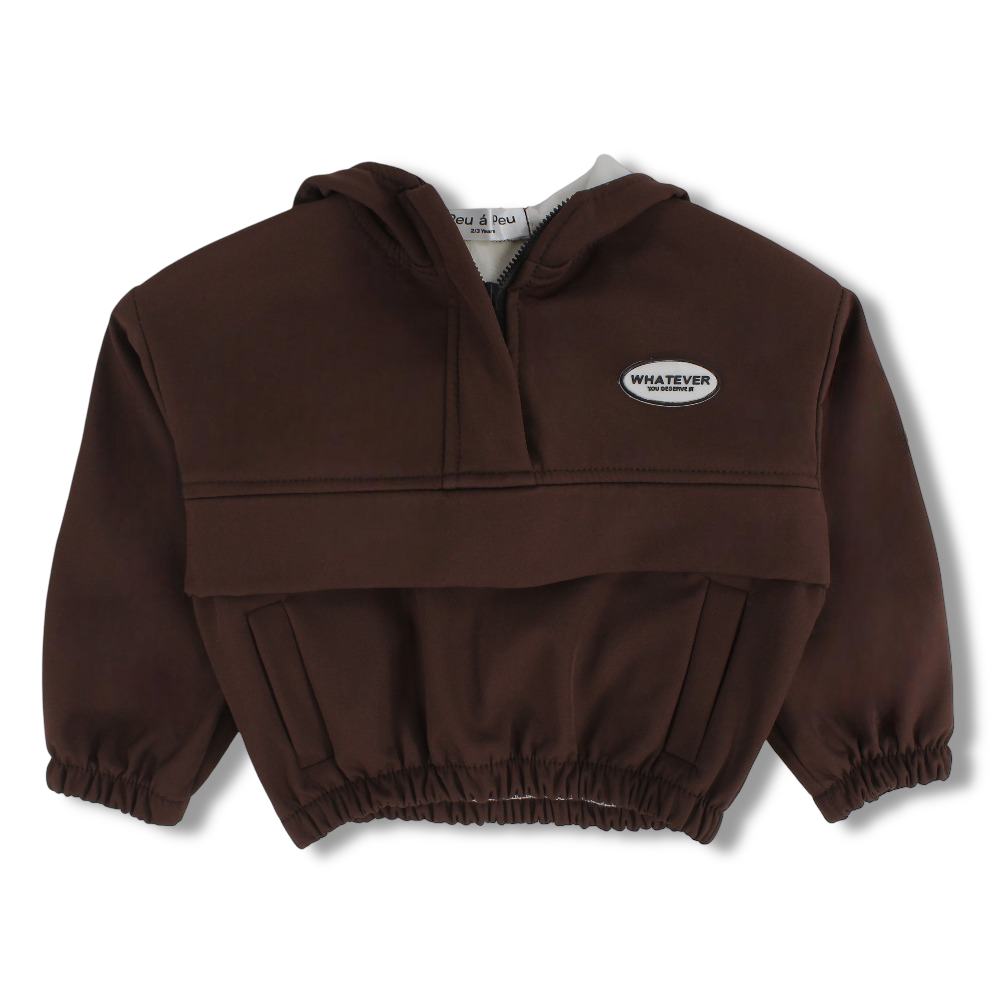 Unisex Waterproof Hoodie – Brown