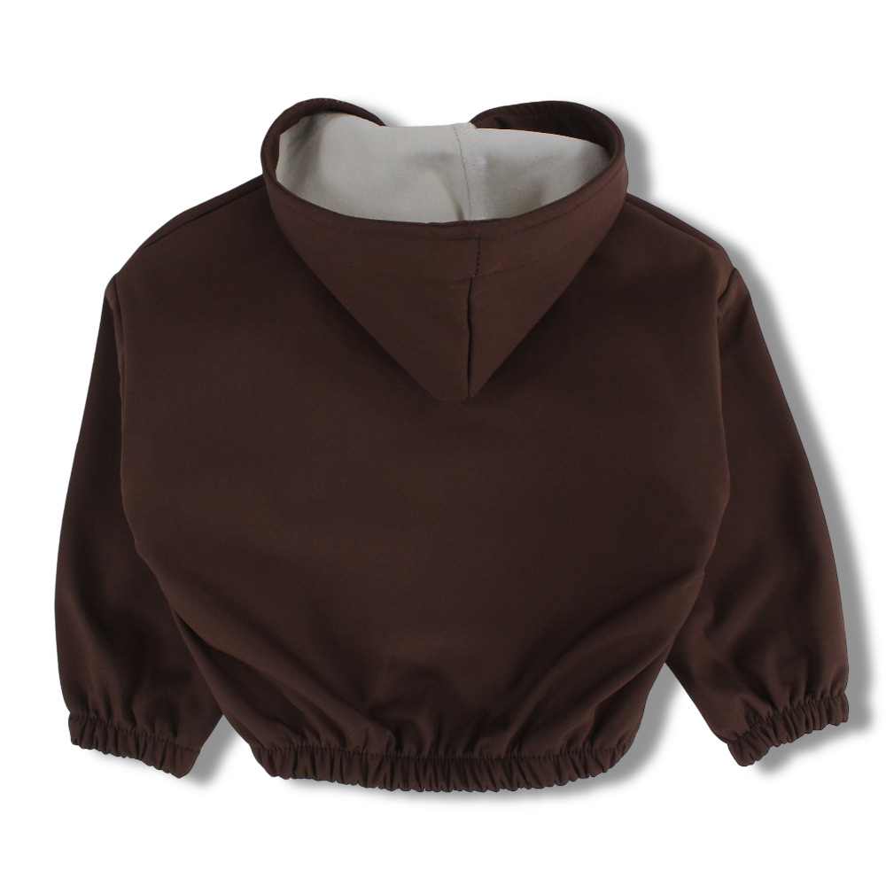 Unisex Waterproof Hoodie – Brown