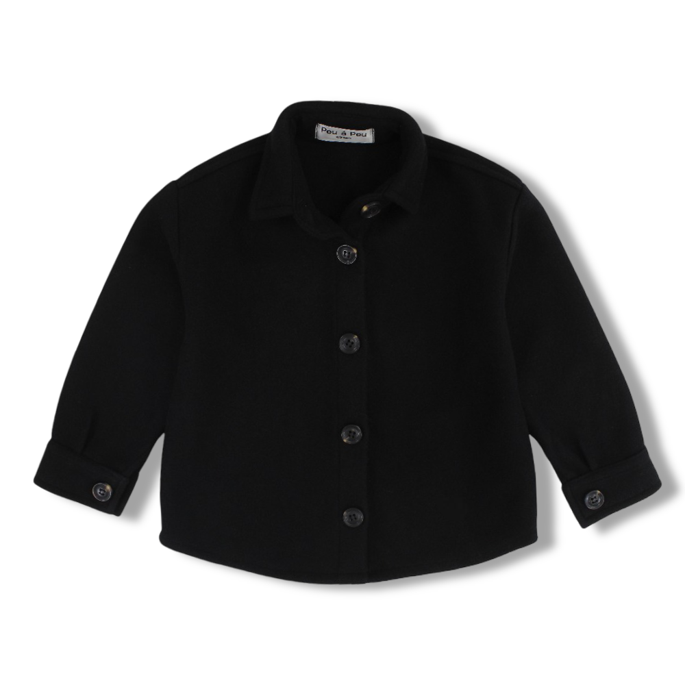 Unisex Wool Shirt – Black