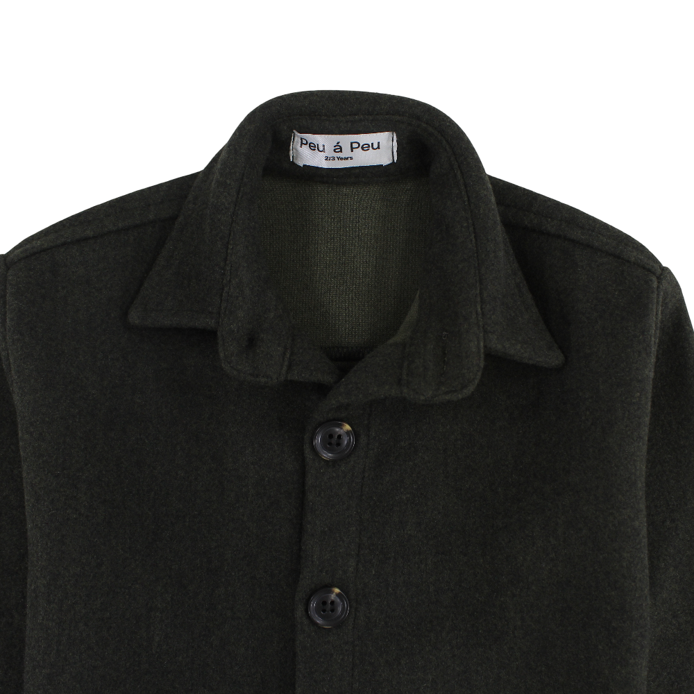 Unisex Wool Shirt - Olive