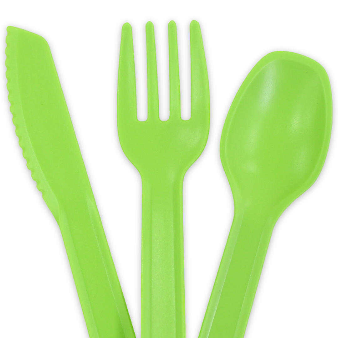 Gondol Plastic Cutlery Set – Green