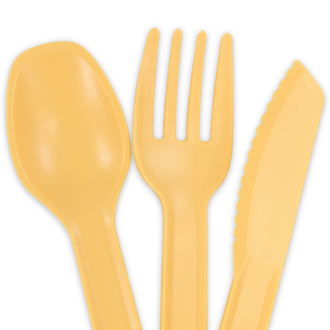 Gondol Plastic Cutlery Set – Orange