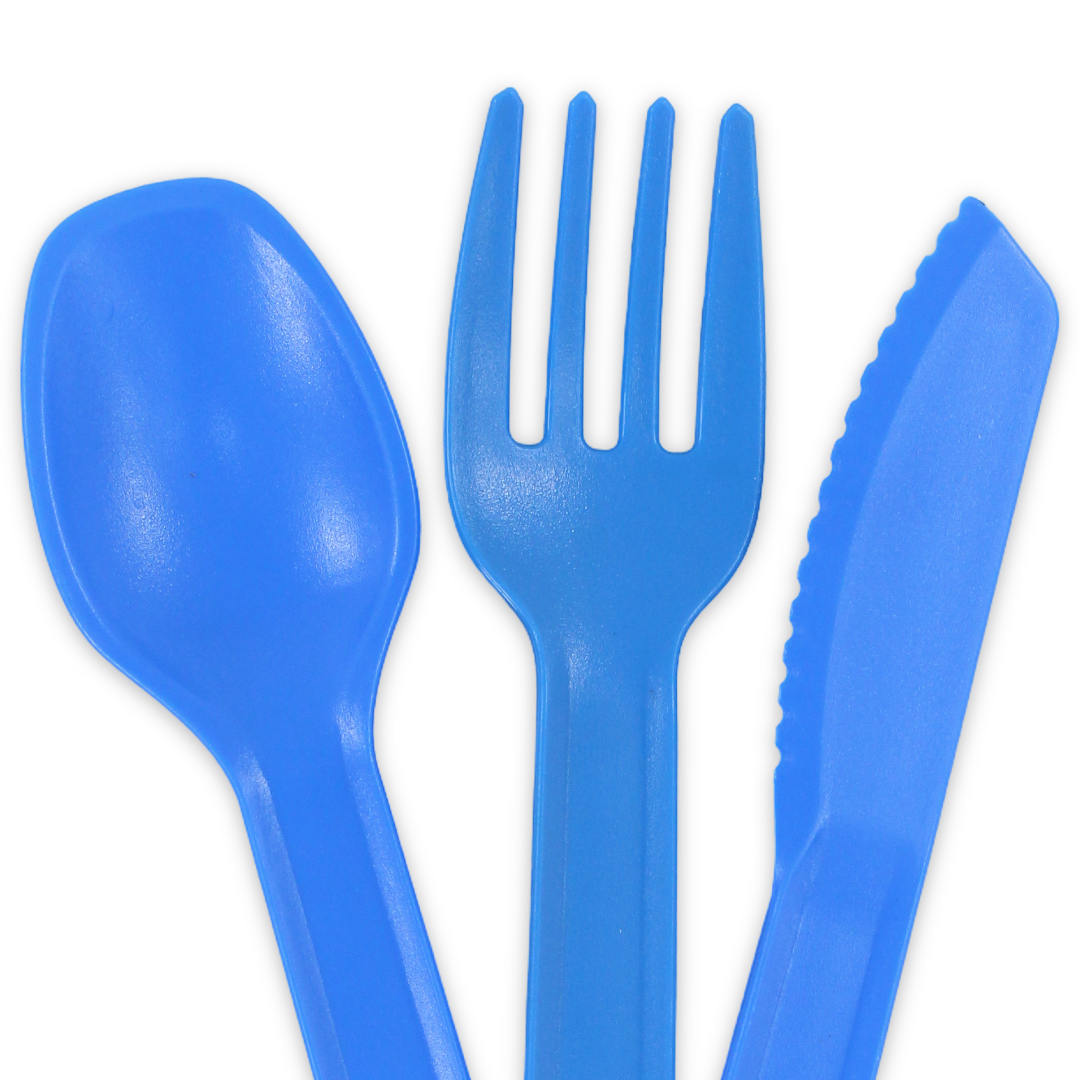 Gondol Plastic Cutlery Set – Blue