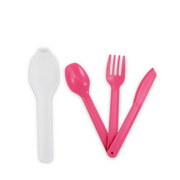 Gondol Plastic Cutlery Set – Fuchsia