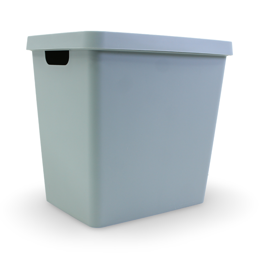 Gondol Vinto Plastic Storage Box – Grey - School