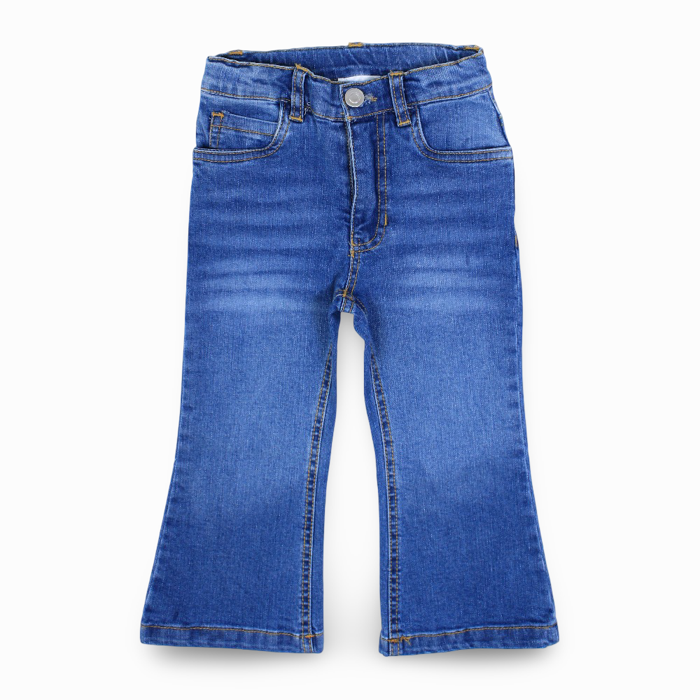 Girls Bootcut Jeans - Blue