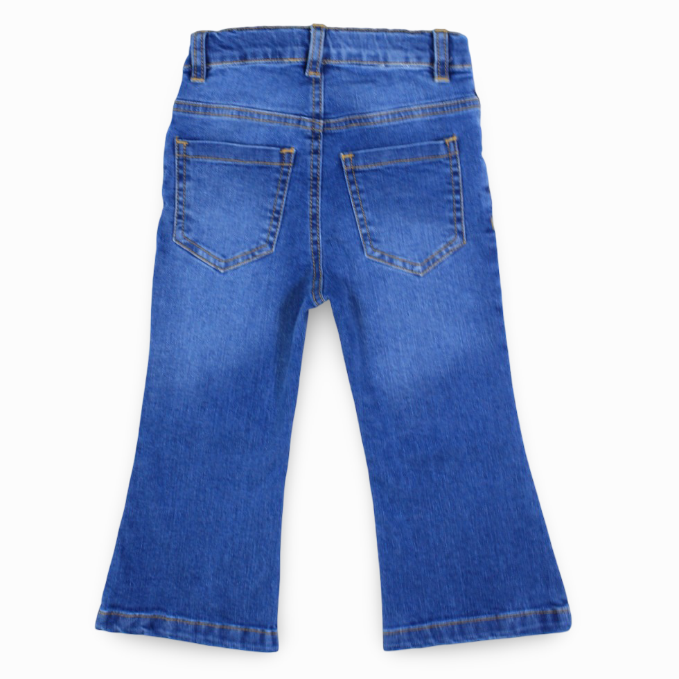 Girls Bootcut Jeans - Blue