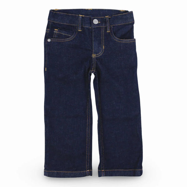 Girls Straight-Leg Jeans - Dark Jeans