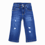 Girls Ripped Jeans - Blue