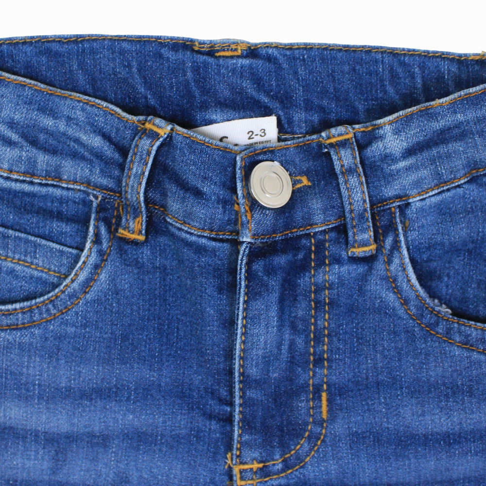 Girls Ripped Jeans - Blue