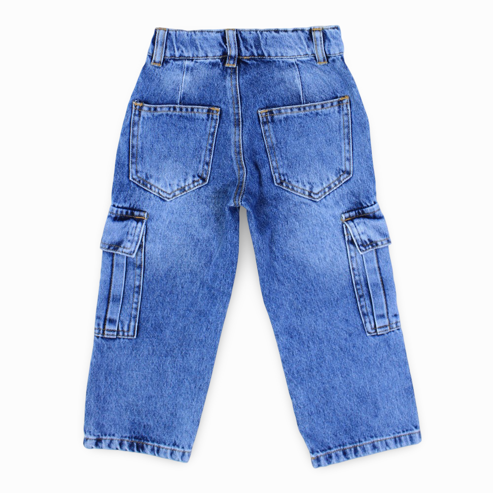 Boys Cargo Jeans - Blue