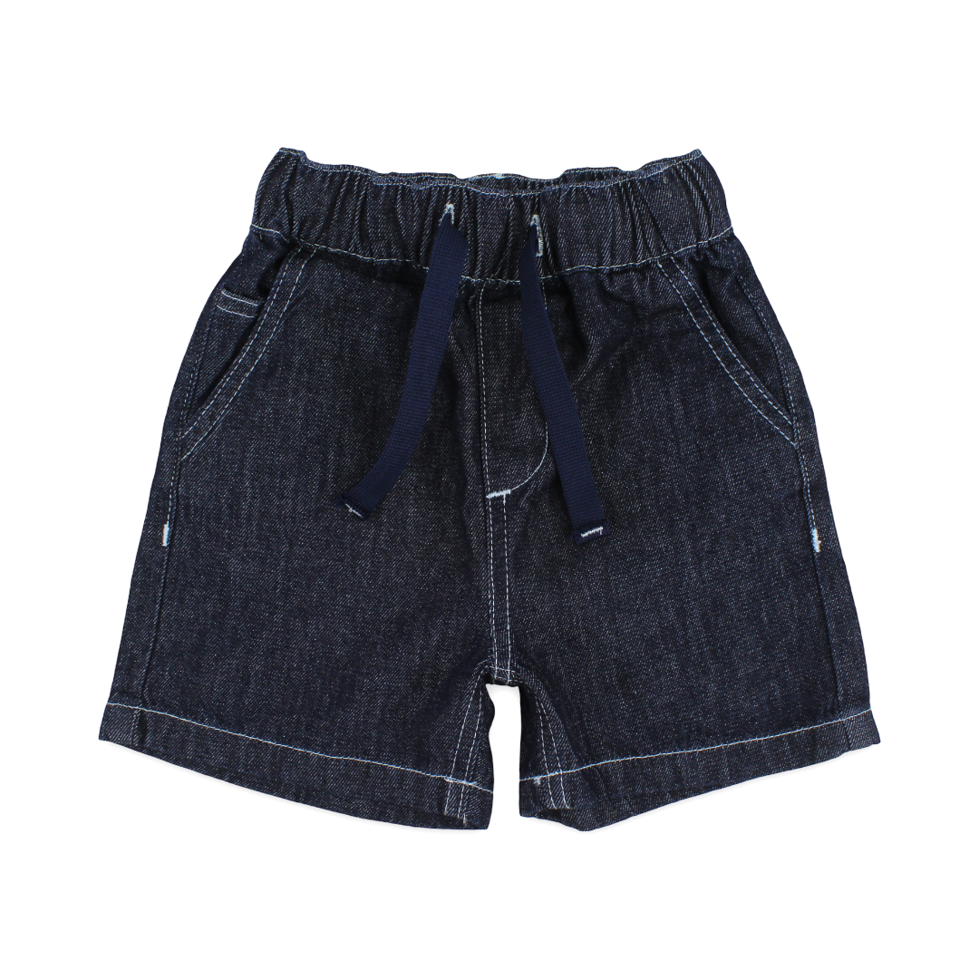 Unisex Denim Shorts – Dark Blue - Clothing - Ourkids