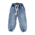 Unisex Baby Cotton Denim Pants – Light Blue