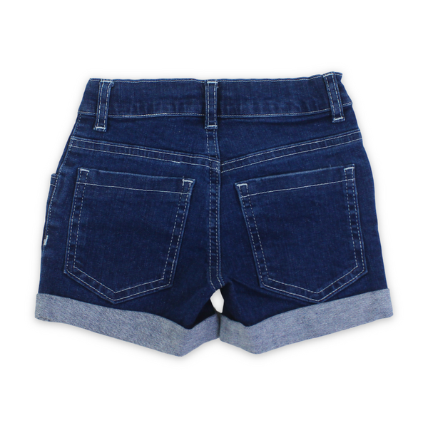 Girls Denim Shorts – Navy