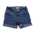 Girls Denim Boyfriend Shorts with Rolled – Light Denim