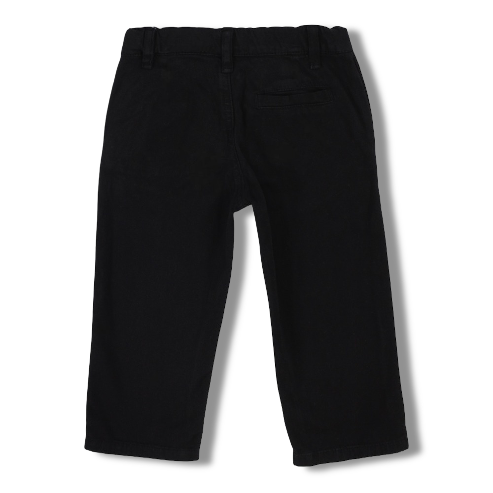 Boys Gabardine Pants – Black