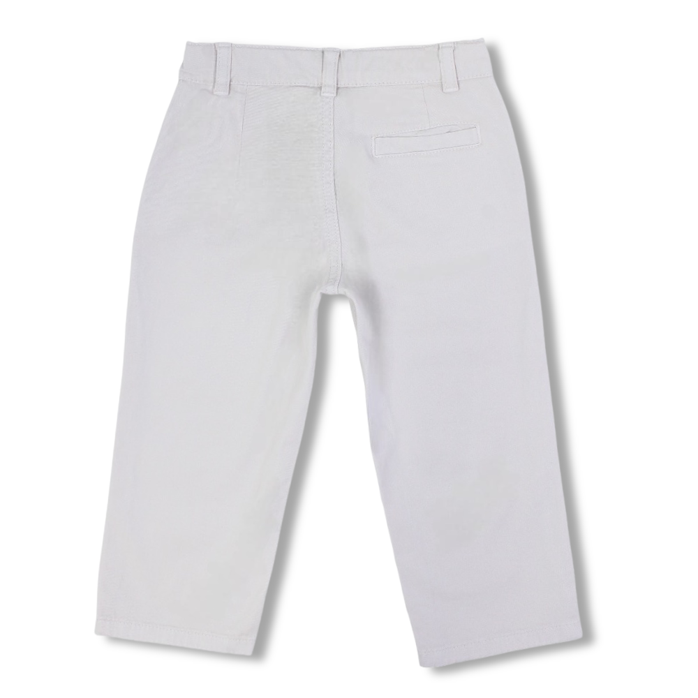 Boys Gabardine Pants – Beige