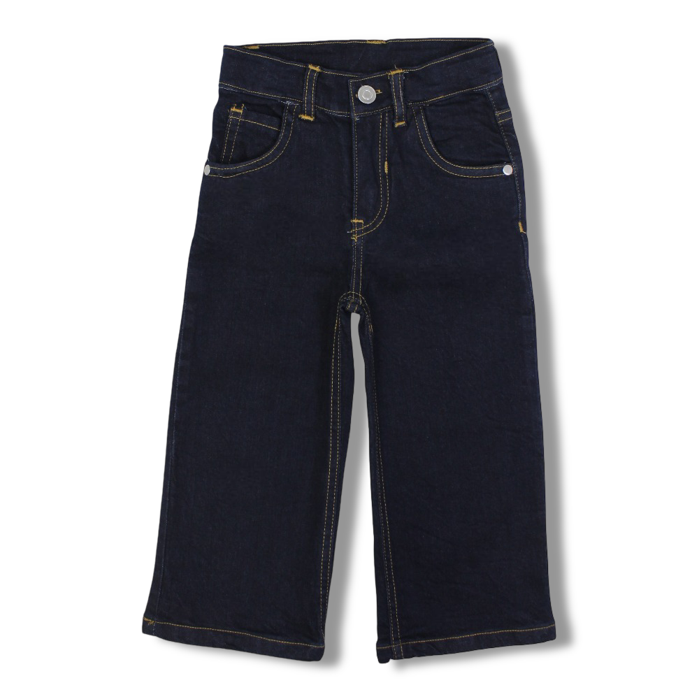 Girls Denim Pants – Navy - Clothing - Ourkids