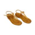 Girls Rubber Sandal – Glittery Gold