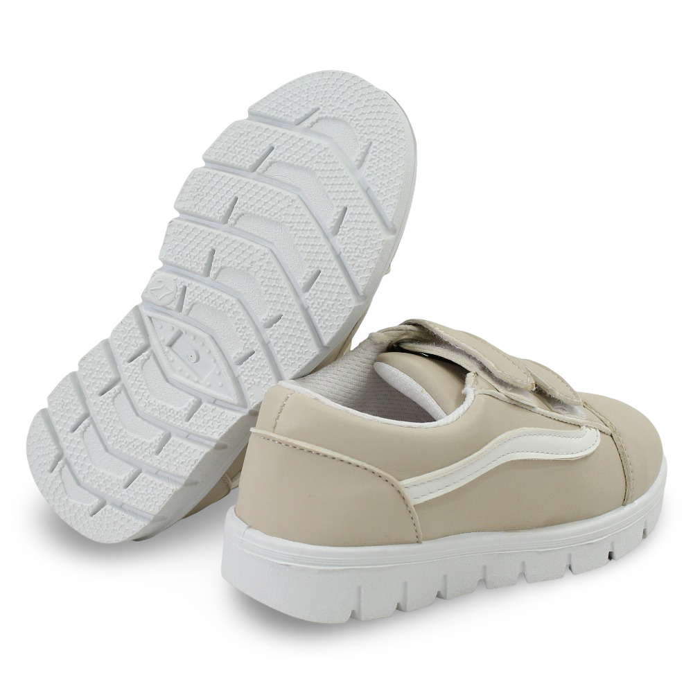 Unisex Leather Sneakers – Beige
