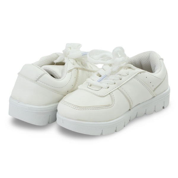 Unisex Leather Sneakers – White