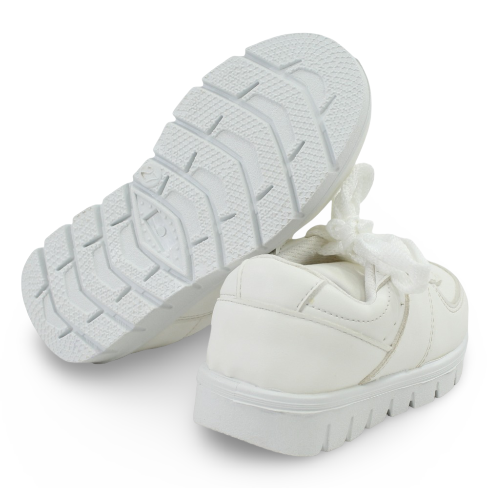 Unisex Leather Sneakers – White