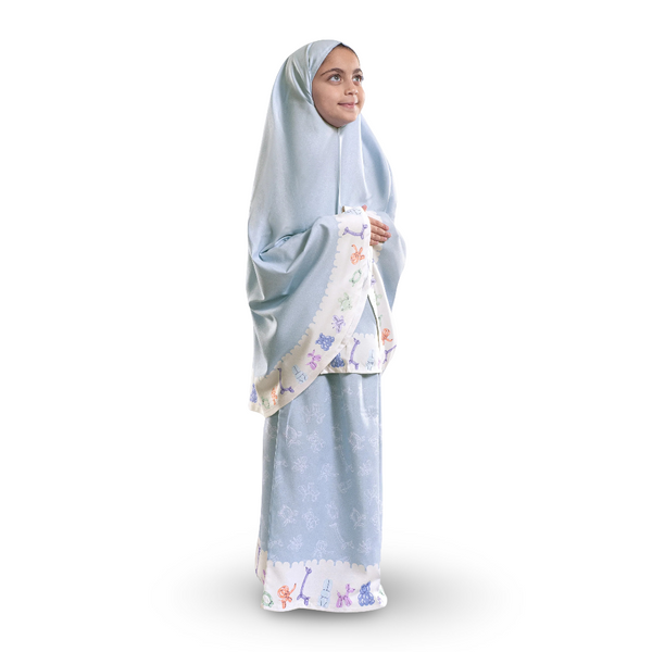 Girls Microfiber Isdal - Baby Blue