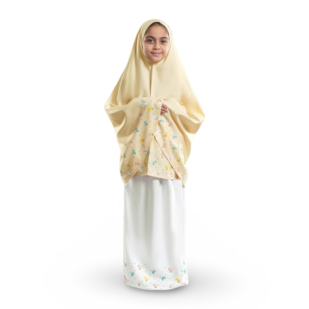 Girls Microfiber Isdal - Yellow - Party - Urban Rugs