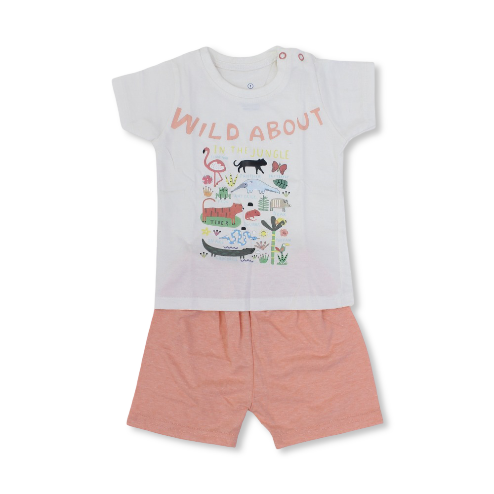 Baby Boys Cotton Pajama "Wild Jungle" Print