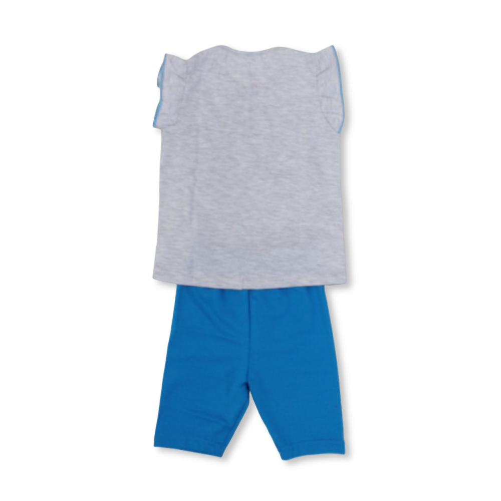 Baby Girls Cotton Sleeveless Pajama – "Happy Dino" Print