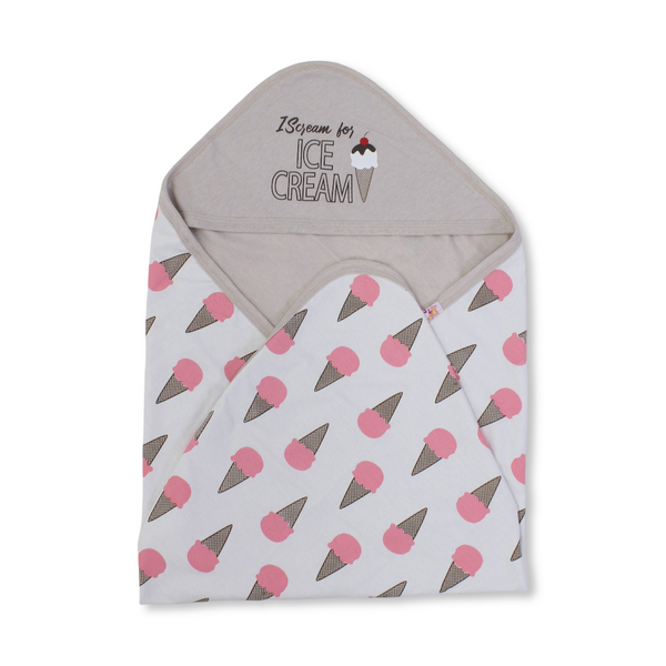 Cotton Baby Blanket – with Ice Cream Print