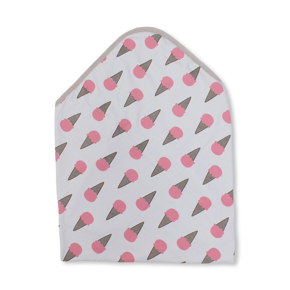 Cotton Baby Blanket – with Ice Cream Print