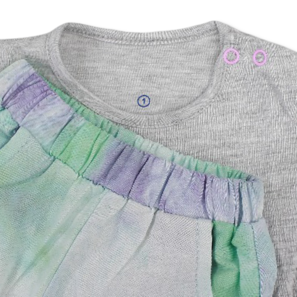 Baby Girls Cotton Pajama – with 4 Bear Print